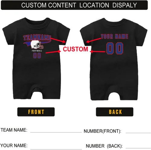 Miniatura 32 de Traje de fútbol personalizado para bebé, hace que tu bebé nombre y número de ropa de fútbol regalos