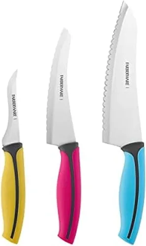 Miniatura 15 de Farberware – Cuchillo Santoku Precise Slice para pelar, 3.5 pulgadas, color rojo