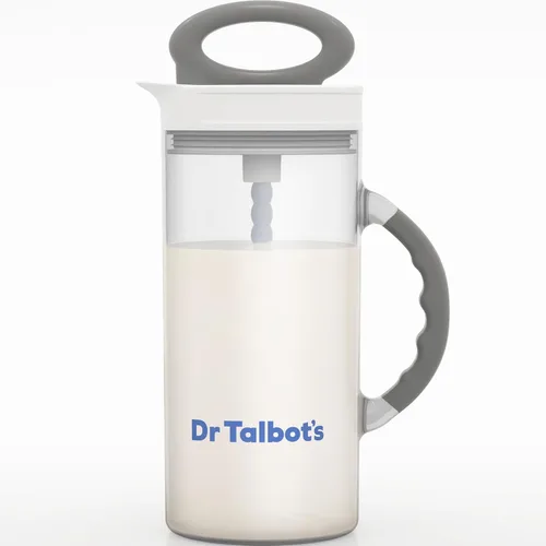 Dr. Talbot's Mezclador de fórmula para bebés y jarra de almacenamiento de leche materna, sin derrames, sin grumos, 32 onzas, esencial para bebés