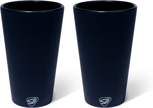 Miniatura 26 de Silipint Vaso de pinta de silicona de 16 oz – Vaso reutilizable irrompible sin BPA de silicona – Apto para lavavajillas, microondas y congelador