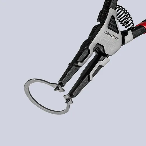 Miniatura 3 de HAUTMEC Juego de 4 alicates de anillo a presión, alicates de clip internos/externos de 7 pulgadas con puntas rectas y dobladas de 90°