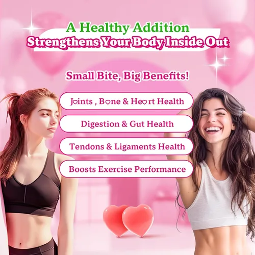 Miniatura 5 de Gomitas de péptidos de colágeno múltiple, gomitas de colágeno para mujeres y hombres, proteína tipo I, II, III, V, X con biotina, ácido hialurónico