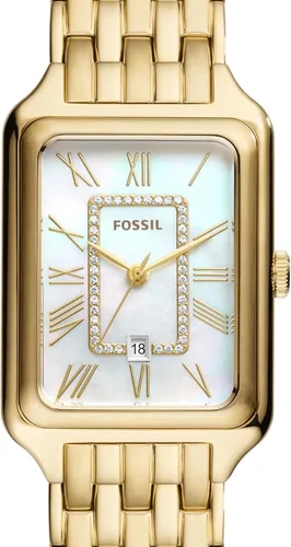 Miniatura 5 de Fossil Raquel Reloj de mujer con caja rectangular y pulsera de acero inoxidable o correa de cuero