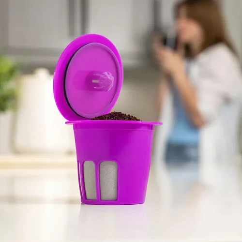 Miniatura 8 de Perfect Pod Cafe Flow 1-Stream - Filtro de cápsulas de café reutilizable – Cápsula K Cup recargable compatible con Keurig K-Mini Plus K-Duo