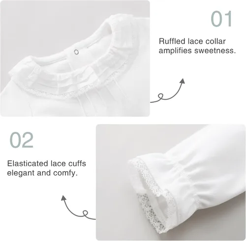 Miniatura 4 de pureborn MamelucoBody de Algodón Súper Suave para Bebés Niñas y Niños de 0-24 Meses