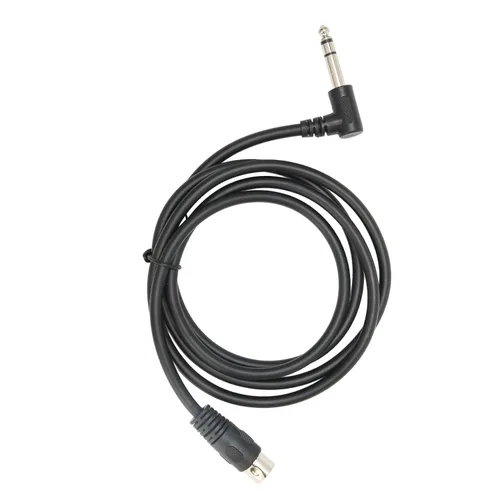 Miniatura 3 de Goshyda Cable de 1/4 de pulgada a DIN de 5 pines, 90 grados 0.250 in macho a MIDI 5pin macho TRS cable de audio estéreo para altavoz, amplificador