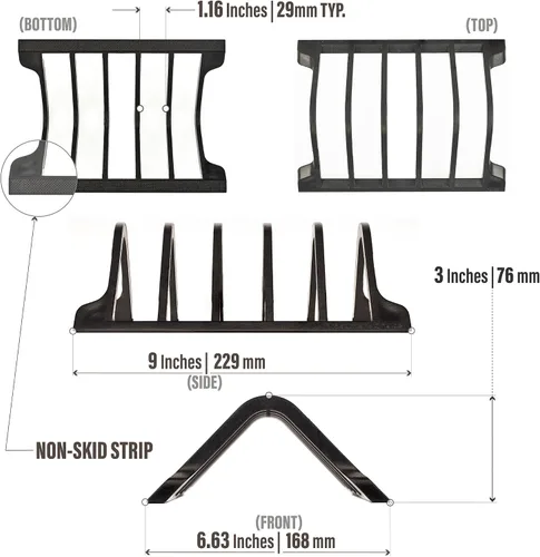 Miniatura 4 de Prosumer's Choice Organizador universal de carga – Soporte para múltiples dispositivos con capacidad para 5 tabletas o teléfonos inteligentes