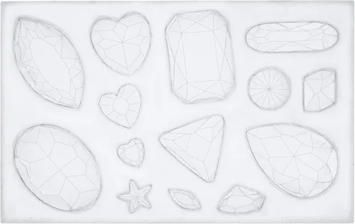 Miniatura 13 de FUNSHOWCASE Mini Moldes Surtidos de Joyería de Resina y Epoxy de Estrellas de Silicona Pequeños para Artesanía Delicada