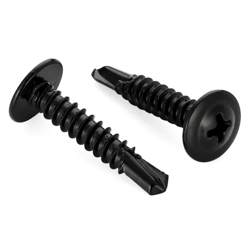 Miniatura 14 de Mellewell Tornillos autoperforantes de cabeza de oblea #8 x 1, tornillos de madera, tornillos de chapa autorroscantes rápidos, acero inoxidable 410