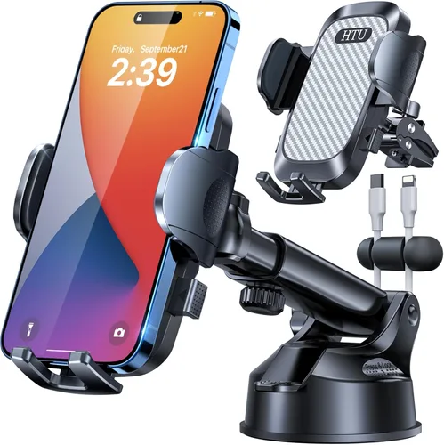 Miniatura 11 de 2026 Ultimate Best【Verdadero grado militar y certificación de seguridad】Soporte para teléfono de coche HTU【5 en 1 mejorado y más de 100 libras