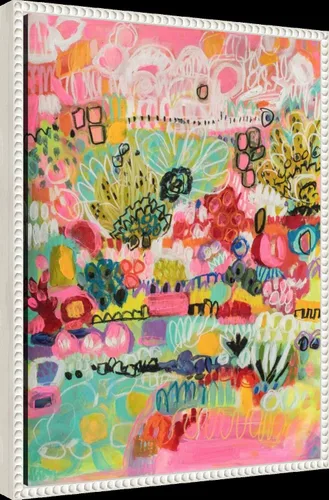 Miniatura 2 de Amanti Art Karen Fields - Lienzo enmarcado para pared, 24 x 18 pulgadas, jardín bohemio III por Karen Fields, lienzo enmarcado para pared, arte