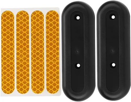 Cubierta protectora para cubo de rueda y calcomanías reflectantes, carcasa protectora E-Scooter con adhesivo reflectante para G30