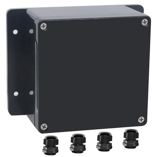 Miniatura 25 de Caja de conexiones Caja de conexiones IP65 impermeable de plástico ABS para proyectos eléctricos Caja de conexiones de alimentación Cajas