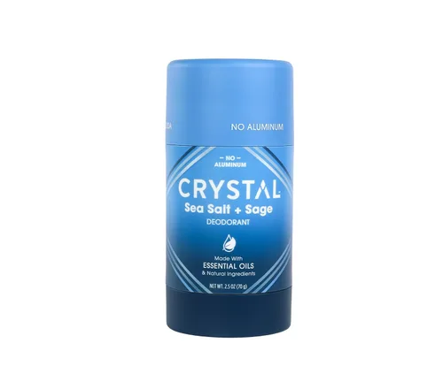 Desodorante sólido natural de magnesio Crystal, desodorante libre de aluminio no irritante para hombres o mujeres, combate el olor de manera segura