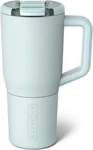 BrüMate Müv – Taza de café térmica de 25 onzas, 100% a prueba de fugas, con asa y tapa, taza de café de acero inoxidable para viaje, taza de café de
