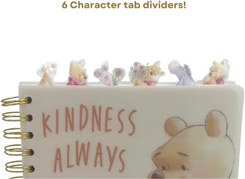 Miniatura 2 de Disney Winnie The Pooh - Cuaderno de pestañas encuadernado en espiral, 144 páginas rayadas, 8 x 7 pulgadas