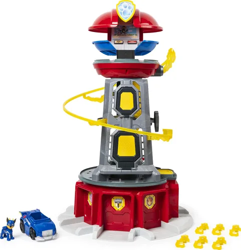 Miniatura 10 de Paw Patrol, Mighty Pups Super Paws Lookout Tower Playset con luces y sonidos, juguete para edades de 3 años en adelante