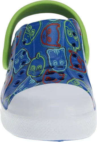 Miniatura 2 de PJ Masks Zuecos moldeados para niños con correa trasera, Catboy Owlette y Gekko, talla de niño 7 a niños talla 12