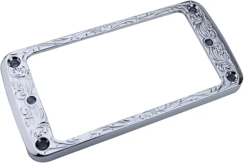 Miniatura 3 de Guyker Cubierta Humbucker plana de metal, juego de anillos de montaje para pastilla - pieza de repuesto de marco de pastillas de puente y mástil