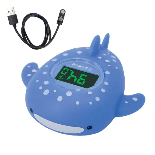 Miniatura 8 de Dreambaby Duck - Termómetro de baño recargable USB para bebé, lectura instantánea, habitación digital y bañera de bebé, juguete flotante divertido