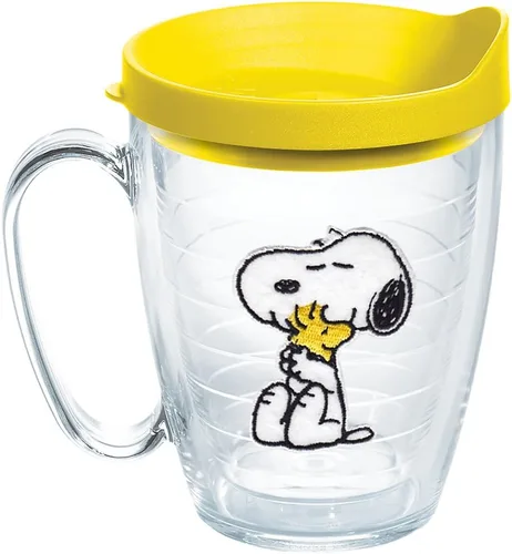 Tervis Colección Best Buddies de Peanuts Snoopy Casa de Woodstock Hecho en Estados Unidos Vaso de viaje aislado de doble pared mantiene las bebidas