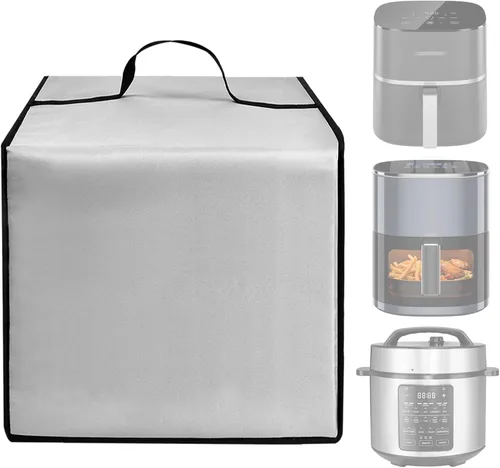 Miniatura 10 de Cubierta antipolvo para olla a presión eléctrica para freidora de aire Chefman TurboX 4 en 1, resistente al agua, funda de nailon impermeable