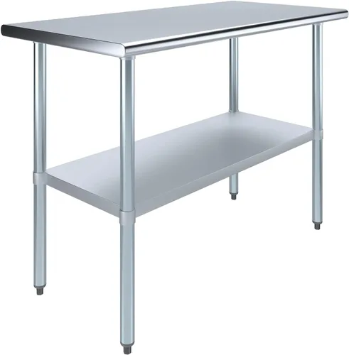 Miniatura 41 de Mesa de trabajo de acero inoxidable, mesa de metal