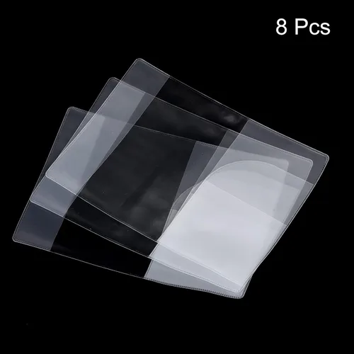 Miniatura 3 de PATIKIL Funda para pasaporte, paquete de 8 fundas protectoras para pasaporte, organizador para tarjetas de crédito, PVC con ranuras multicapa