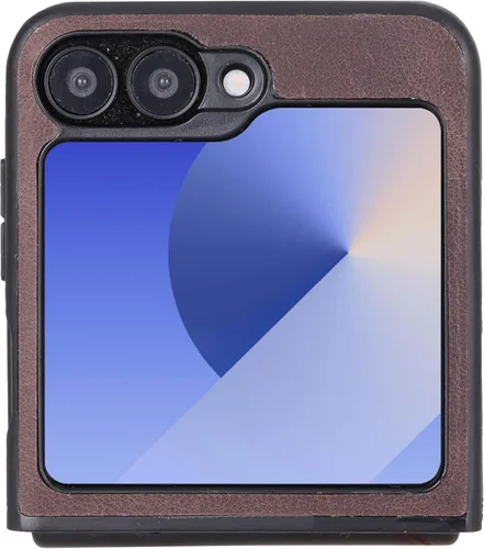 Miniatura 6 de VENITO Lucca - Funda para Samsung Galaxy Z Flip 6, hecha a mano, máxima protección con piel de grano completo, funda de alta calidad para Samsung