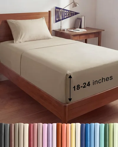 Miniatura 113 de Sábanas King divididas con bolsillos extra profundos, sábanas transpirables y refrescantes de 5 piezas, sábanas de lujo para hotel, suaves, sin 22