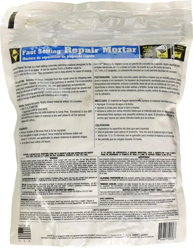 Miniatura 2 de SAKRETE Mortero de reparación de ajuste rápido 3 lb