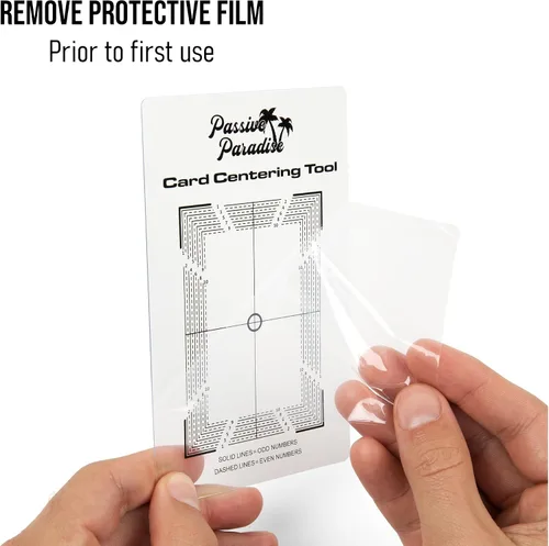 Miniatura 6 de Passive Paradise Herramienta de centrado de clasificación de tarjetas - Kit de preinspección de envío de tarjetas comerciales deportivas