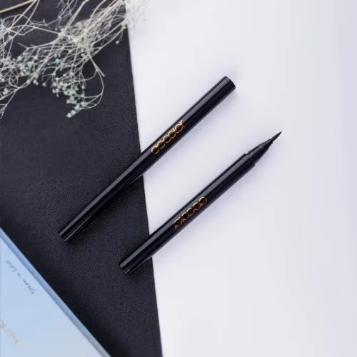Miniatura 9 de Docolor Delineador de ojos impermeable súper delgado y duradero, delineador de ojos líquido gel marrón