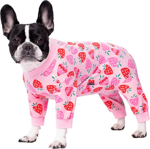 Miniatura 15 de Traje de recuperación quirúrgica para perros pequeños, mameluco para cirugía hembras, pijamas para perros pequeños, pijama de manga larga, vendajes