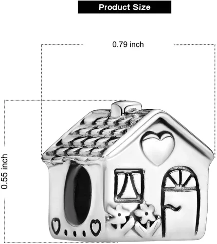 Miniatura 6 de VALGACLS Dijes de plata de ley 925 con forma de corazón para pulseras y collares, día de San Valentín, día de la madre, joyería para mujer