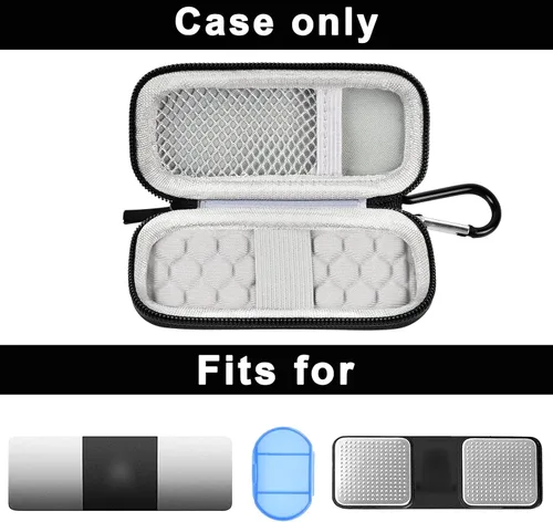 Miniatura 2 de Funda para monitor de frecuencia cardíaca compatible con AliveCor Kardia Mobile Personal ECG/para AliveCor KardiaMobile 6L para Apple Android Gris