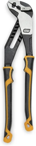 Miniatura 9 de GEARWRENCH Juego de alicates de mandíbula recta de lengüeta y ranura de material dual PITBULL K9 de 8", 10" y 12" - 82205CAZ