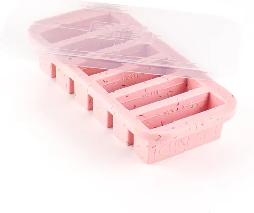 Miniatura 15 de Souper Cubes - Molde de silicona para congelador de 1/2 taza, perfecto para almacenar sopas, salsas, jugos, postres, preparación de batidos y más