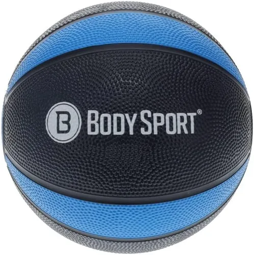 Miniatura 11 de Body Sport Pelota medicinal - Pelota de ejercicio con peso - Equipo de gimnasio en casa - Pelota de entrenamiento de fitness - Entrenamiento de Gris
