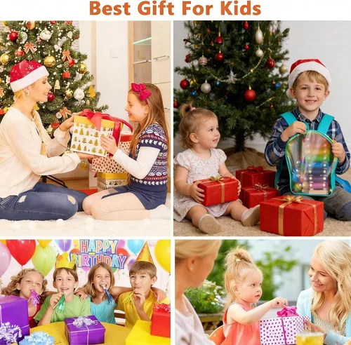 Miniatura 6 de Instrumentos musicales para niños, instrumentos de percusión de madera para niños pequeños, pandereta, xilófono, juguetes para niños y niñas