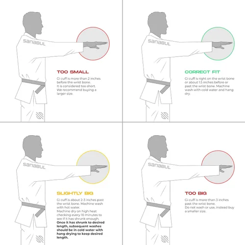 Miniatura 42 de Sanabul Essentials V.2 Ultra Light BJJ Jiu Jitsu Gi (ver guía especial de tallas)