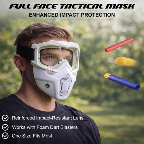 Miniatura 3 de Frienda Gafas para motocicleta, máscara de paintball, anti niebla, gafas de montar en motocicleta, tácticas, Airsoft, gafas de seguridad ATV