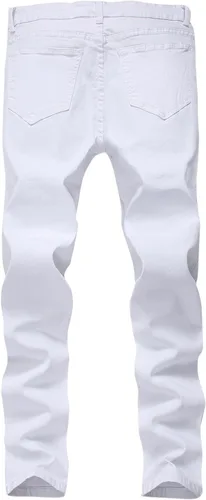 Miniatura 2 de Pantalón de jean elastizado, ajustado, moderno, para hombre.