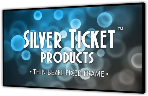 Miniatura 2 de Silver Ticket Products Serie S7 - Marco fijo de cine en casa de 6 piezas, marco fijo 4K/8K Ultra HD, HDTV, HDR y pantalla de proyección 3D activa
