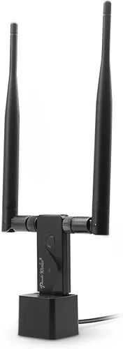 Panda Wireless PAU09 N600 banda dual (2,4GHz and 5GHz) adaptador N USB inalámbrico c/ antenas 5dBi duales - Windows XP/Vista/7/8/8.1/10, Mint,