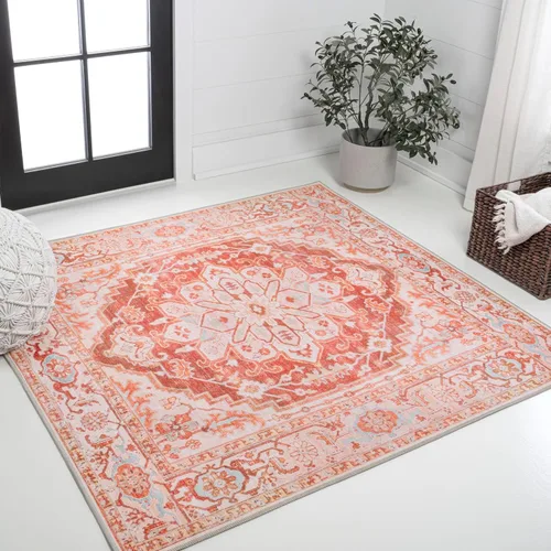 Miniatura 11 de JONATHAN Y Alfombra lavable a máquina de 2 x 8 pies, medallón adornado ASA para sala de estar, dormitorio, cocina, oficina, fácil limpieza, alto
