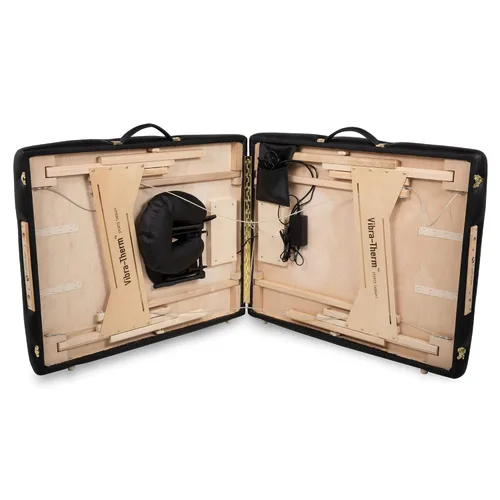 Miniatura 3 de EarthLite Mesa de terapia deportiva Vibra-Therm - Vibración y calor integrados, recuperación y calentamiento mejorados, paquete completo, Negro
