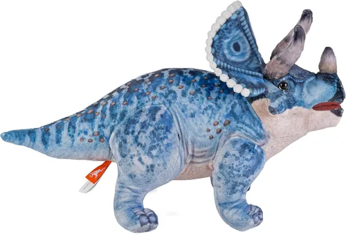 Miniatura 5 de Wild Republic Colección Artista, Triceratops de dinosaurio, regalo para niños, 15 pulgadas, juguete de peluche, botellas de agua recicladas
