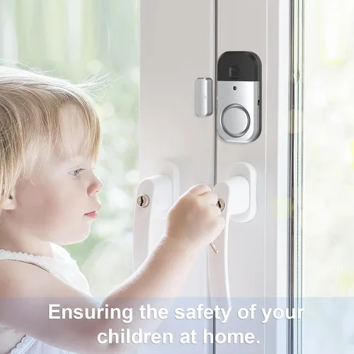 Miniatura 5 de Sensores de alarma para puerta y ventana, alarma de puerta para seguridad de los niños, alarmas de puerta para seguridad del hogar, oficina, tienda