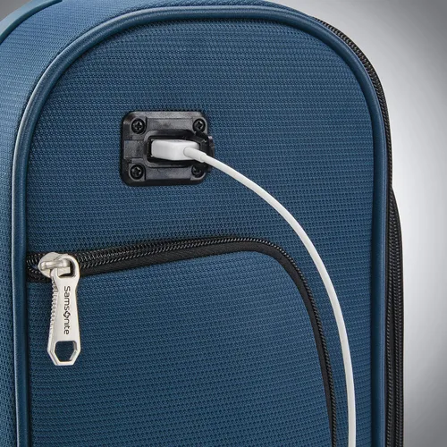 Miniatura 5 de Samsonite Solyte DLX Softside - Equipaje extensible con ruedas giratorias, azul (Mediterranean Blue)), 123570-1548